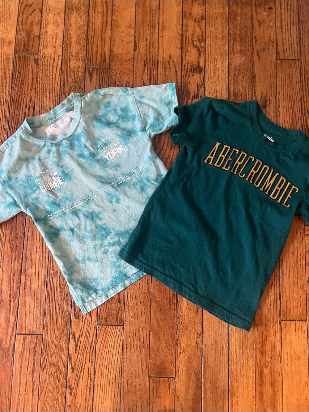 Abercrombie & Fitch Kids Dark Teal Logo Tee